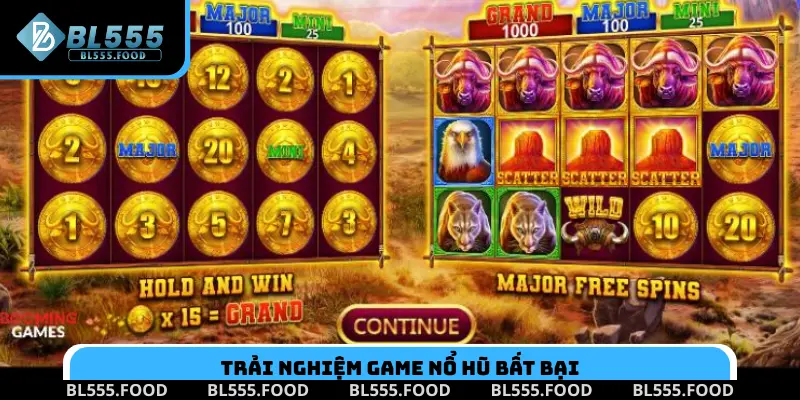 Trải nghiệm game nổ hũ bất bại